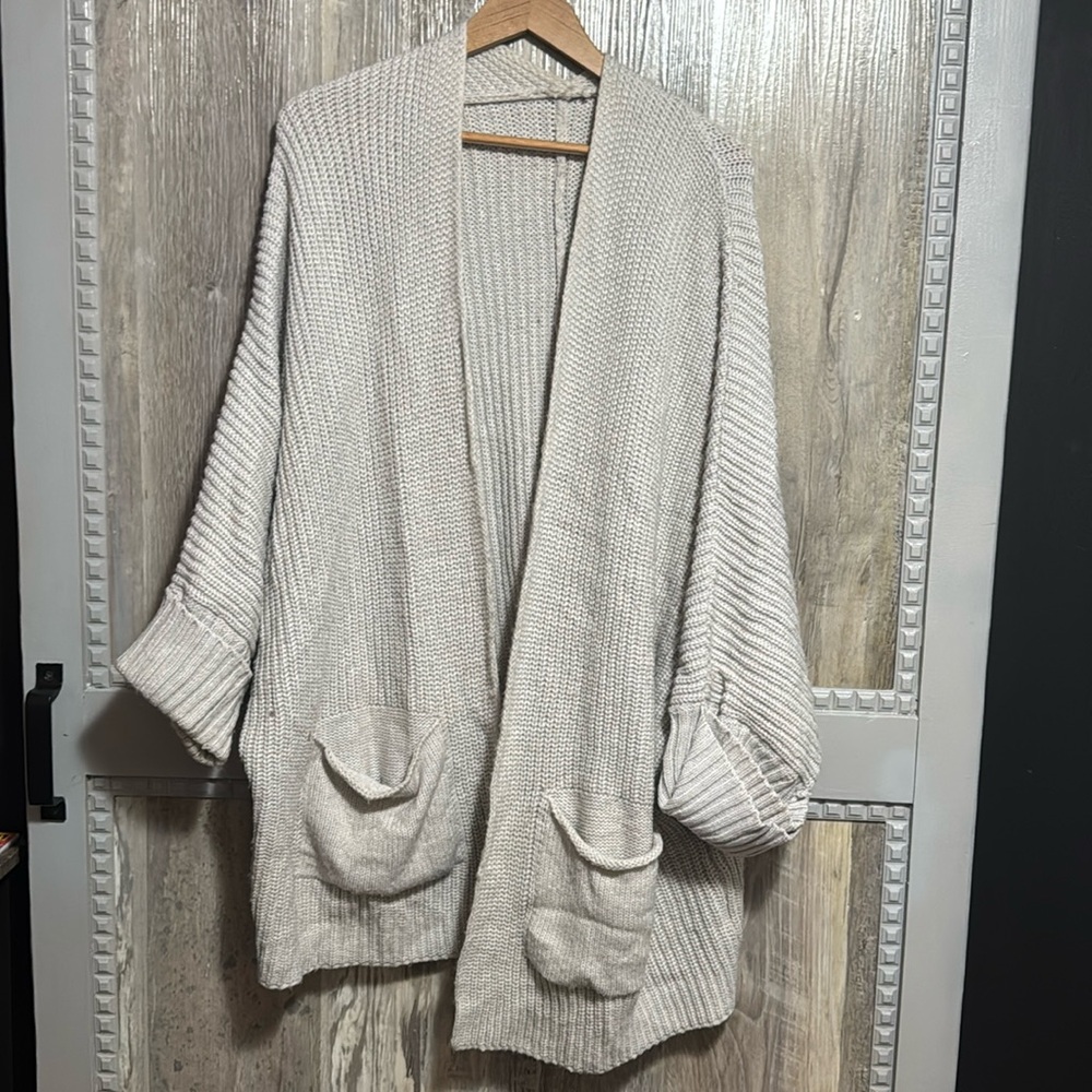 Oversized large grey sweater